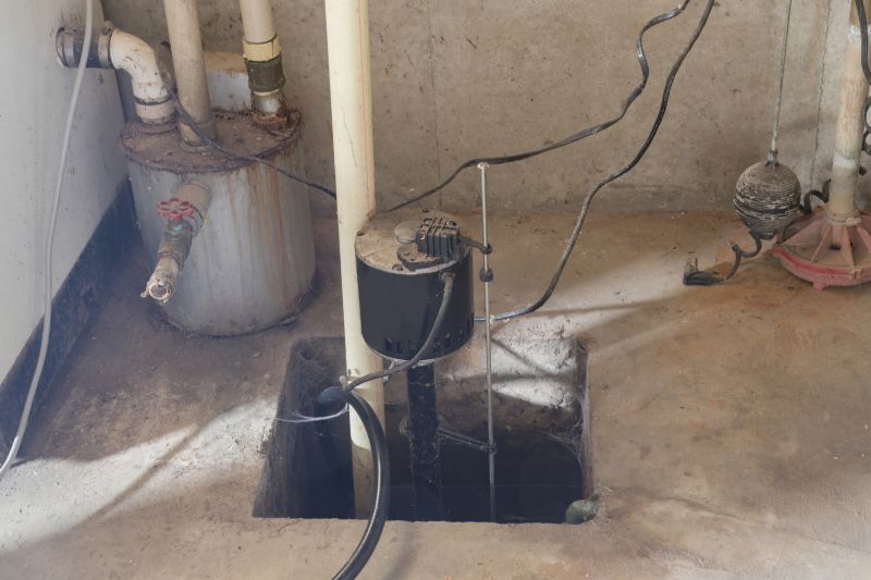 Sump Pump Installation detail